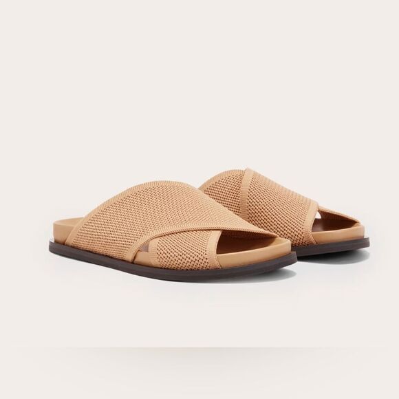 Everlane The ReKnit Form Crossover Sandal in Caramel  Size 6 - Picture 13 of 13